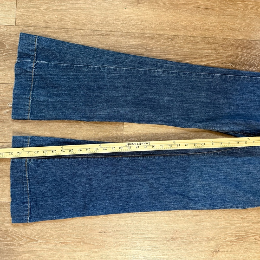 REVICE Dark Blue Flare Jeans - Picture 10 of 11